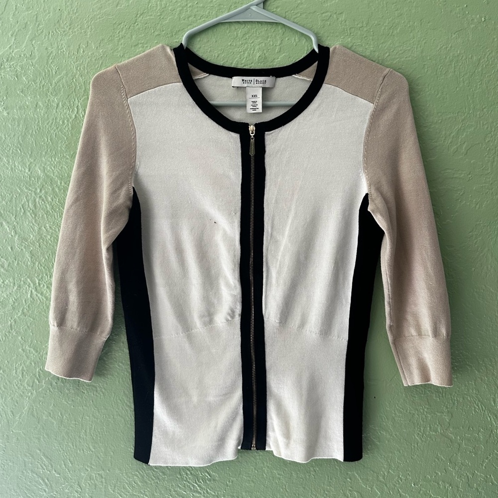 White House Black Market 3/4 Sleeve Sweater